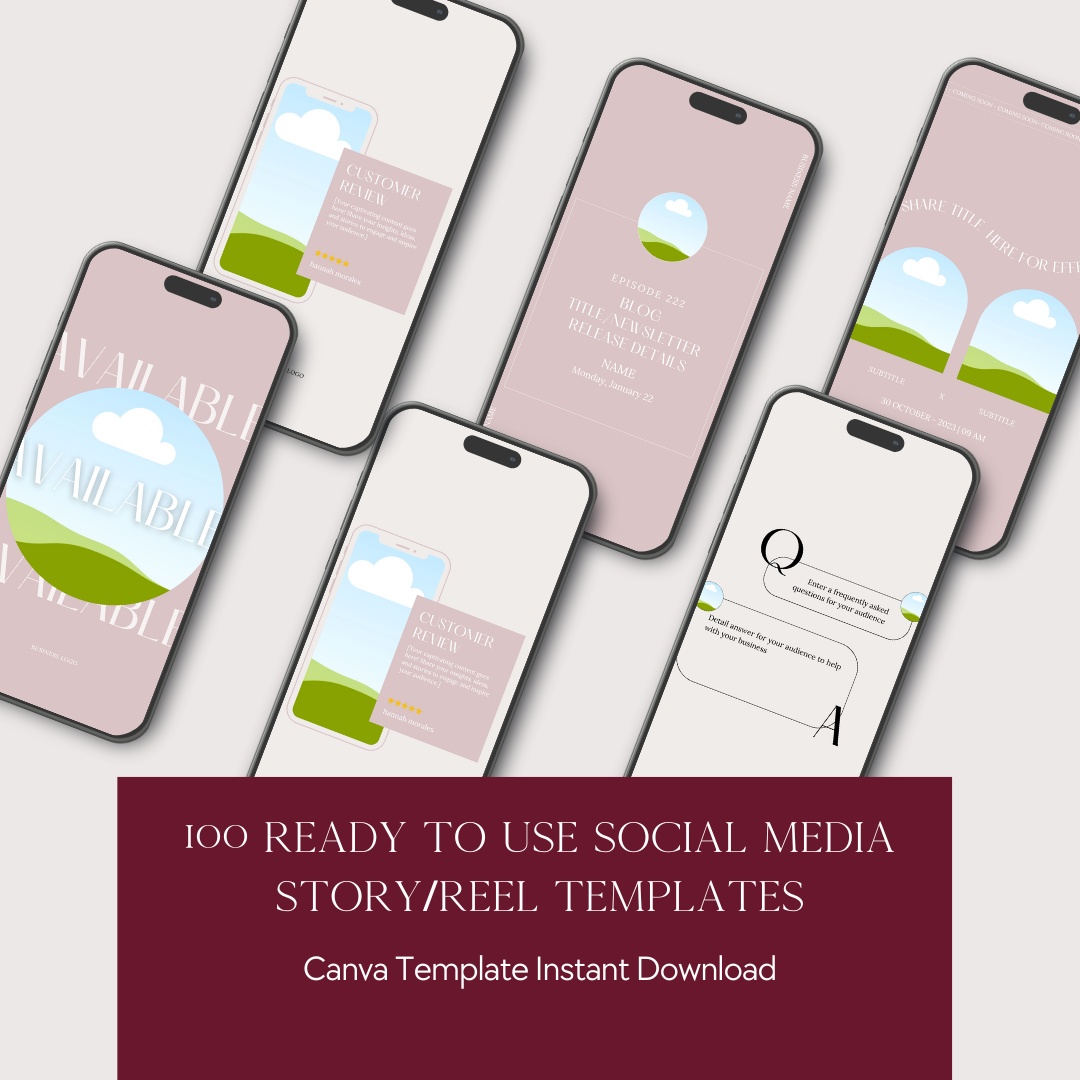 Social Media Template Bundle | POST & STORY SIZE