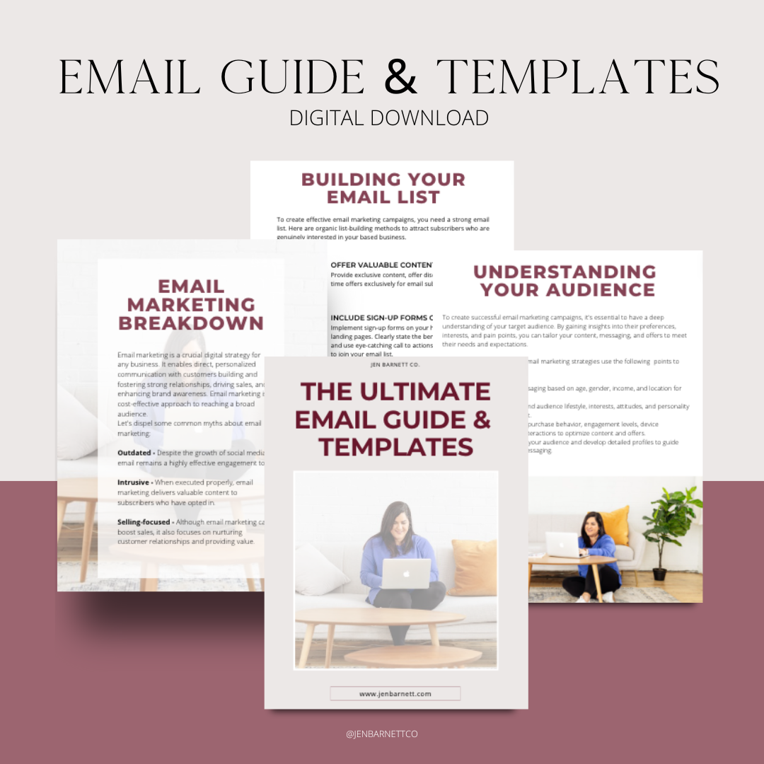 Email Marketing Guide with Templates | GUIDE BOOK